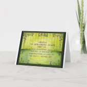 Carte cadeau pour 10 ans de mariage. (Dos)