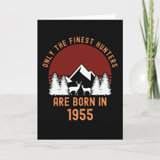 Carte Cadeau pour 66 ans Chasseur de cerfs 66e anniversa