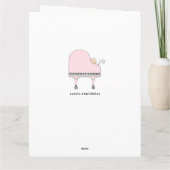 Carte Cadeau pour Bébé Fille (Dos)