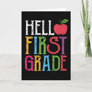 Carte Cadeau pour élève de 1re année pour la rentrée sco