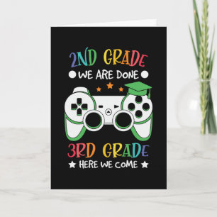 Carte Cadeau pour enfants gamers pour la fin de la 2e an