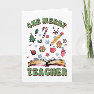Carte Cadeau pour Enseignant Un Enseignant Joyeux