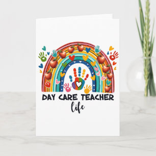 Carte Cadeau pour Enseignant Vie d'Enseignant en Garde