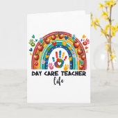 Carte Cadeau pour Enseignant | Vie d'Enseignant en Garde (Fleur jaune)