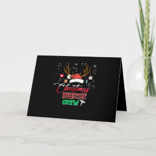 Carte Cadeau pour infirmière Équipe de Noël infirmière