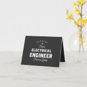 Carte Cadeau pour ingénieur électrique (Fleur jaune)