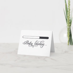 Carte Cadeau pour la maman-to-be Baby Chargement Blank G