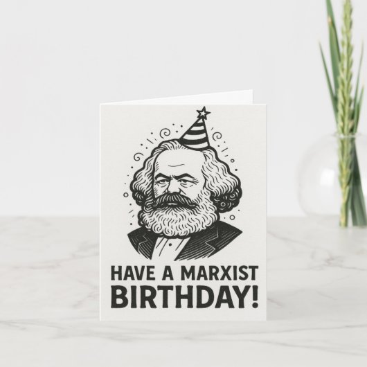 Carte cadeau pour les amateurs de lecture de Karl Marx (Devant)