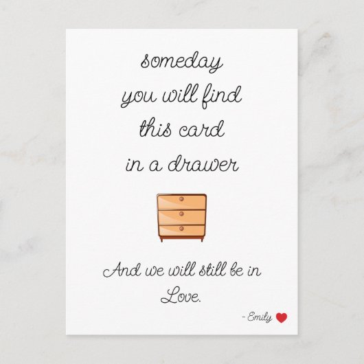 Carte cadeau pour petit ami pour lui Carte d'anniv (Devant)