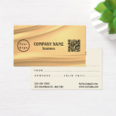 Carte cadeau professionnel moderne logo Qr Code (Bureau)