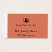 Carte cadeau Promo Débutant de Fitness Adaptable (Devant)