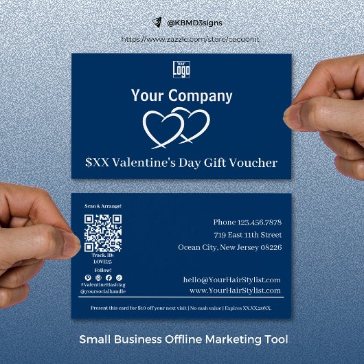 Carte Cadeau Promotionnelle de la Saint-Valentin B