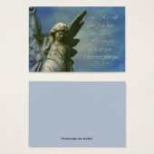 carte cadeau Ps 91:11 Ange encouragement (Devant & derrière)