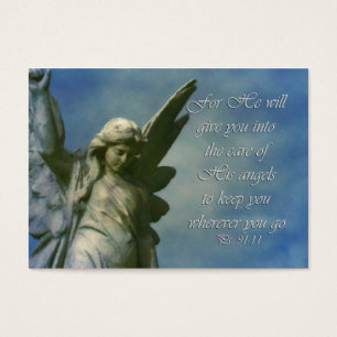 carte cadeau Ps 91:11 Ange encouragement