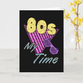 Carte Cadeau Rétro Nostalgie des Années 80 (Fleur jaune)