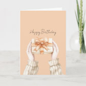 Carte Cadeau Ruban Arc Bow Anniversaire (Devant)