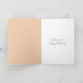 Carte Cadeau Ruban Arc Bow Anniversaire (Intérieur)