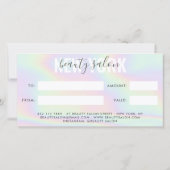 Carte cadeau salon arc-en-ciel Iridescendante tend (Dos)