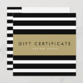 Carte Cadeau Salon Moderne Minimaliste (Devant / Derrière)