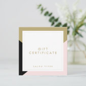 Carte Cadeau Salon Moderne Minimaliste (Debout devant)