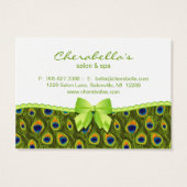 Carte cadeau Salon Spa Saint Valentin Peacock Anim (Dos)