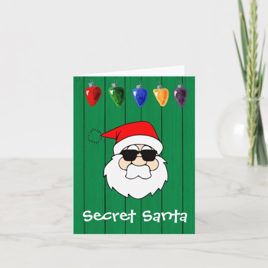 Carte cadeau Secret Père Noël (Devant)