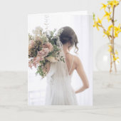 Carte cadeau Shabby Chic Modern Wedding shower (Fleur jaune)