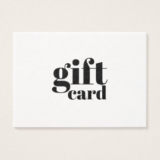 carte cadeau simple