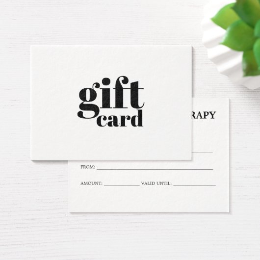 carte cadeau simple (Bureau)