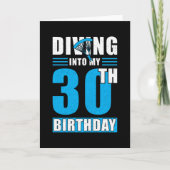 Carte Cadeau Skydiver 30e anniversaire (Devant)