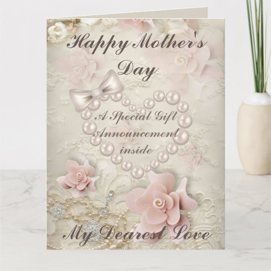 Carte Cadeau spécial pour la Fête des Mères (Acheter un  (Devant)