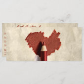 Carte-cadeau Stylo Cartes Cartes Cartes Dessinées (Devant / Derrière)