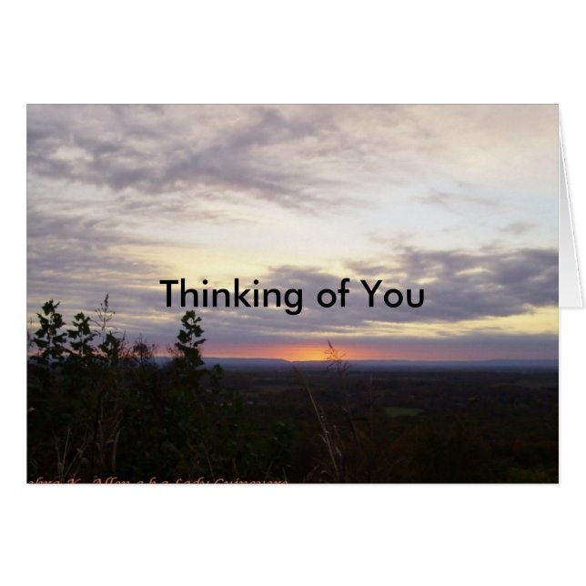 Carte cadeau Sunrise (Devant Horizontal)