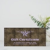 Carte cadeau Texas Star Hot Purple Brown (Debout devant)