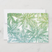 Carte Cadeau Tropical Green/Aqua Parties scintilla (Dos)