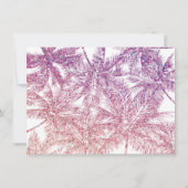 Carte cadeau Tropical Purple/Pink Parties scintill (Dos)