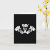 Carte Cadeau Vintage Badminton (Fleur jaune)