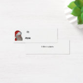 Carte cadeau visage père Noël (Bureau)