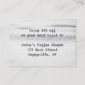 Carte cadeau Whimsical Snowman Scène de neige en v (Dos)