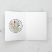 Carte Cadeaux américains d'art de chien esquimau (Intérieur)