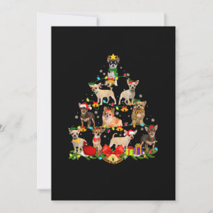 Carte Cadeaux Amoureux de les chiens Chihuahua Arbre Lum