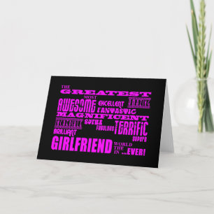 Carte Cadeaux amusants pour petites amies : Meilleure pe
