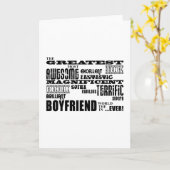 Carte Cadeaux amusants pour petits amis : Meilleur petit (Fleur jaune)