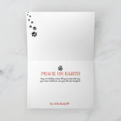 Carte CADEAUX AVEC UN OURS Chow & Teddybear PERSONNALISÉ (Intérieur)