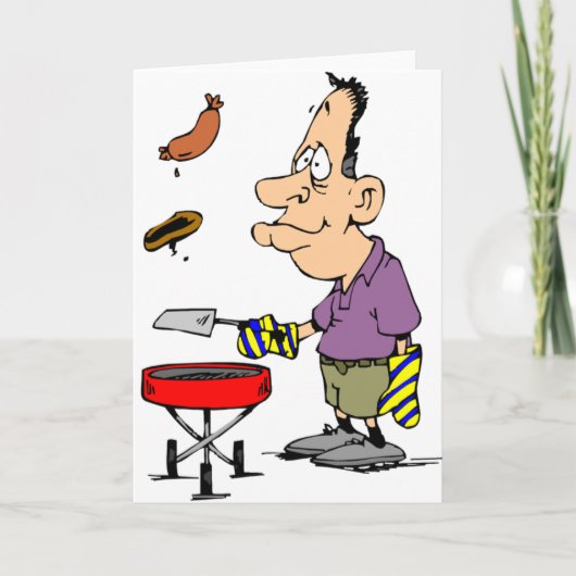 Carte Cadeaux BBQ Humoristiques (Devant)