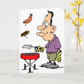 Carte Cadeaux BBQ Humoristiques (Fleur jaune)