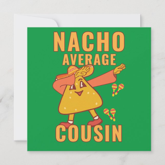 Carte Cadeaux Cinco de Mayo pour cousin (Devant)