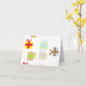 Carte Cadeaux Colorés (Fleur jaune)