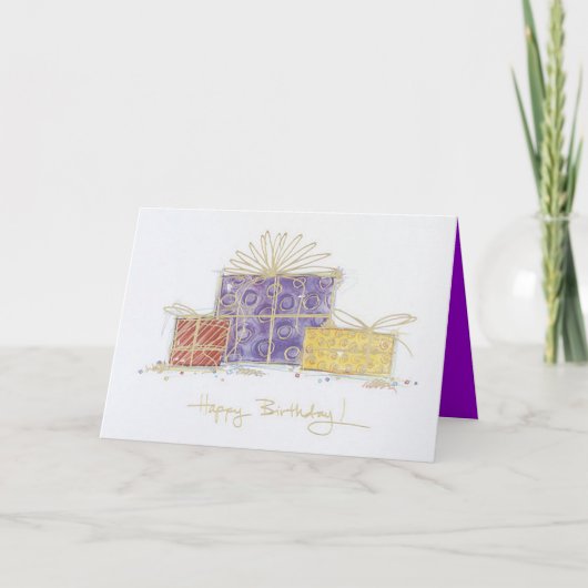 Carte Cadeaux d'anniversaire Anniversaire (Devant)