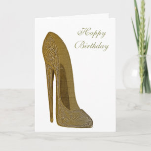 Carte Cadeaux d'art de chaussures talon vintage Stiletto